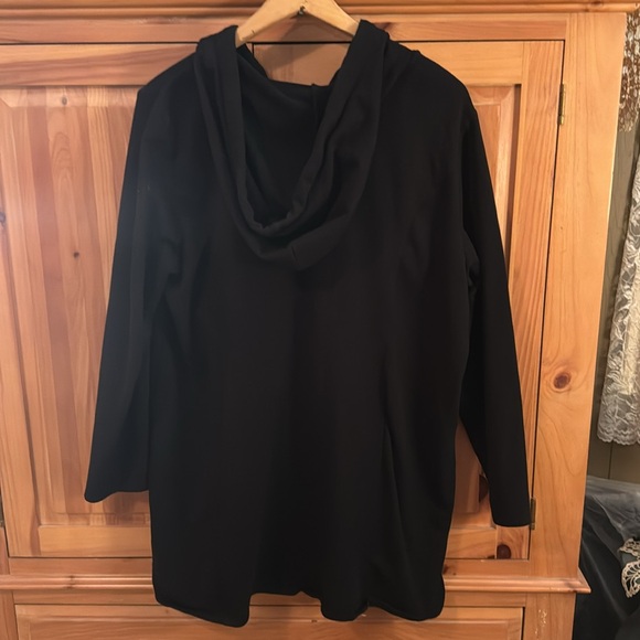 🐷 Denim & Co French Terry Active Front Zip Hoodie Jacket - Picture 6 of 10